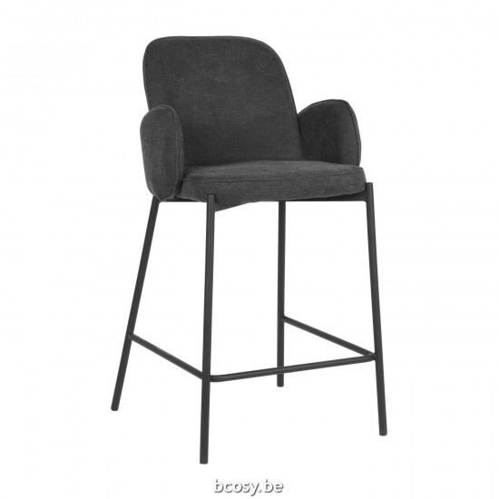 LABEL 51 Barhocker Jari Anthrazit Weave.