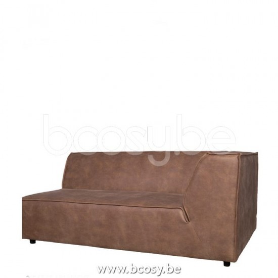 Lifestyle SESSEL 2,5 SITZPLÄTZE MIT ARMLEHNE RECHTS BELLARIA MERSEY TAUPE 3 B173/H73/D95