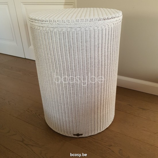 Vincent Sheppard Laura paniers a linge Lloyd Loom Blanc pur.