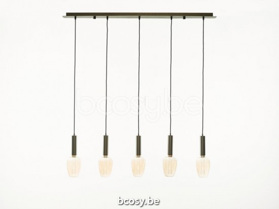Marckdael pendel Melbourne Marckdael 1340-T5-PLEC-BRONZO-DECOLARGEKD Contemporal Brons 120-12cm profiel pendel H max 125cm VVD VDV Verlichti.