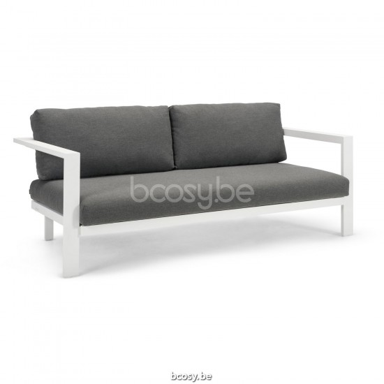 Diphano Cubic Modular Stackable 2,5-seater Aluminium White Frame.