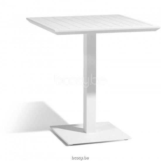 Diphano Metris counter bistro table M (72x72) Aluminium White Frame.