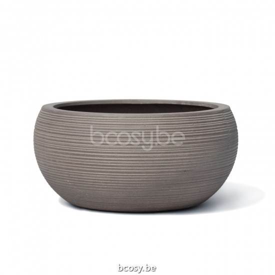 Jardinico CARTELLO Ronde Plantenpot ø75x35H Groot Marone.