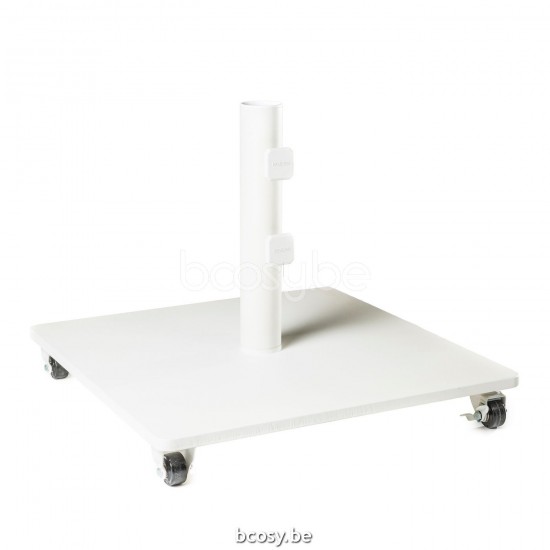 Jardinico ELBA Vierkante Parasolvoet Elba Medium 44 Kg White Steel Amalfi-Tuli.
