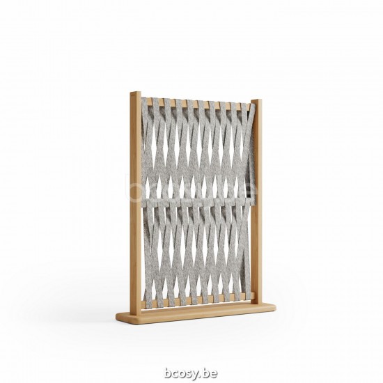  Jardinico NOA Gartentrenner niedrig Teakholz - Schnur Artischock.