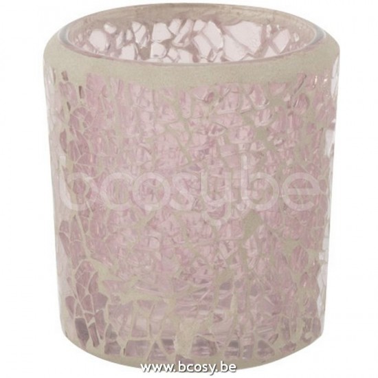 J Line Jline Porta T Light Mosaico Dritto Vetro Rosa Fotosforo Mosaicos Recto Cristal Rosa