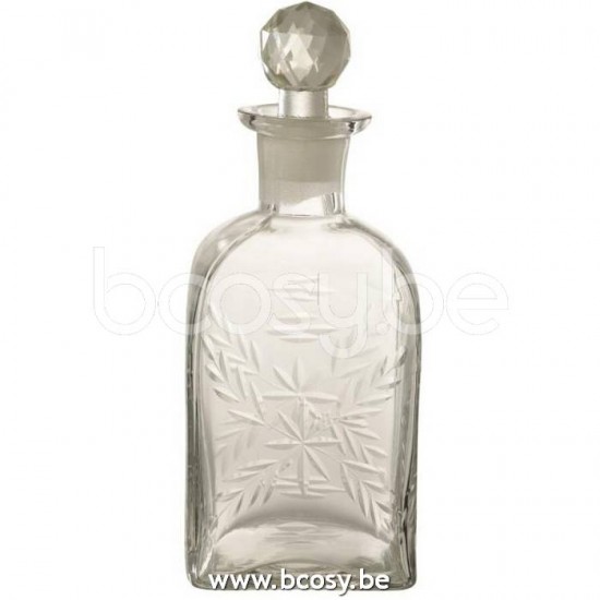 J Line Jline Caraffa Quadrato Vetro Trasparente Jarra Cuadrada Cristal Transparente