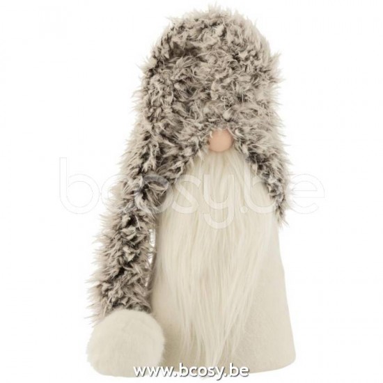 J Line Jline Weihnachtsmann Winter Poly Textil Grau Small weihnachtsmann weihnachtsmaenner