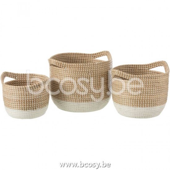 J Line 20882 Panier Manden Decoratie Decoracion Manden Korb mand mandje Paniers Decorazione Cestos Korbe Baskets mand Dekoration Baskets Decoration Basket Ceste Koerbe Decorations