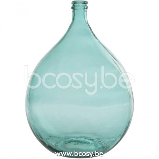 J Line Jline Vase Lissabon Glas Aqua Large vases