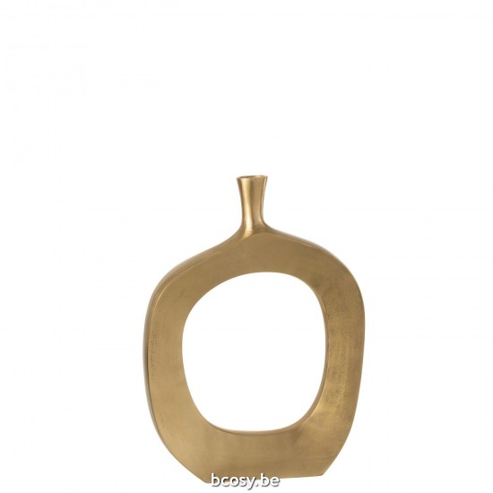 Jline Vase Nina Aluminium Gold Small Deko vasen.