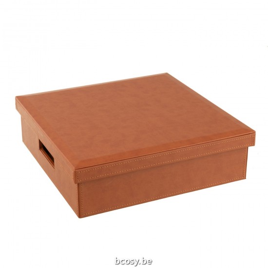 Jline Caja Juego De Cartas Juego De Ajedrez Imitación De Cuero Coñac.