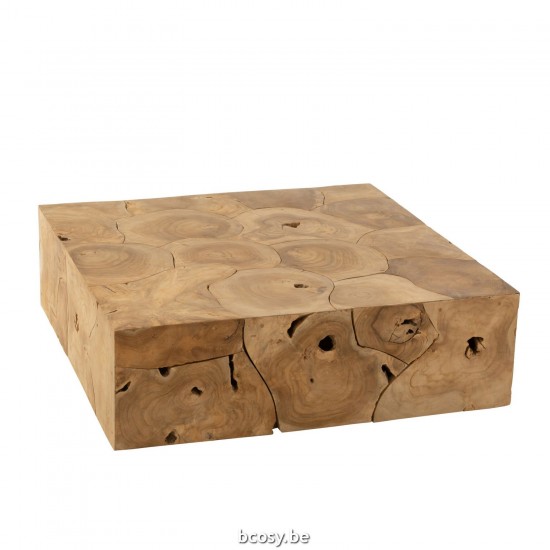 Jline Couchtisch Puzzlebox Teakholz Naturell couchtische Kaffeetische.