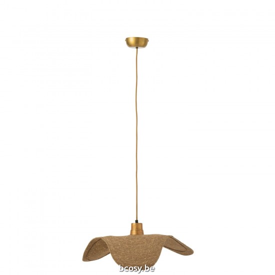 J Line Hangende Lamp Moonj Gras Naturel Small hang pendellampen licht JO43797.