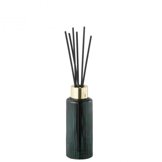 J Line Olio Profumato Cedar Breeze Vetro Verde Scuro Small Aceite Perfumado Cedar Breeze Vidrio Verde Small.