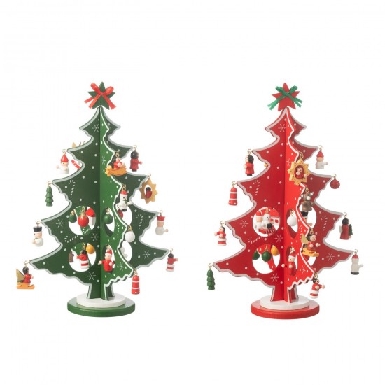 J Line 47962 Kerstboom sapin de noel Wohnzubehoer Bomen Kerstboom Statue Figuren Accessori Della Casa x mas trees Figuras Woon.