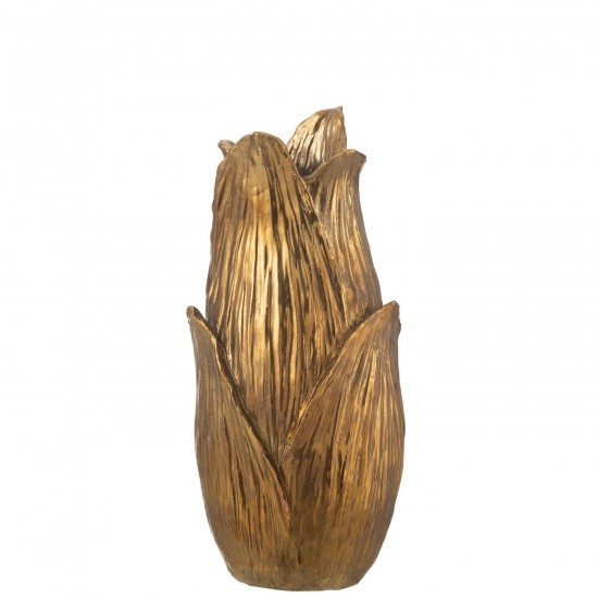 Jline Vase Nebu Blumenblätter Poly Gold Small Deko vasen.