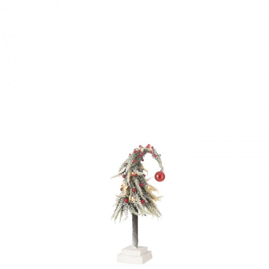 J Line Albero Di Natale Berretto Led Artificiale Neve Verde Rosso Small Arbol De Navidad Gorro Led Artificial Nieve Verde Rojo.
