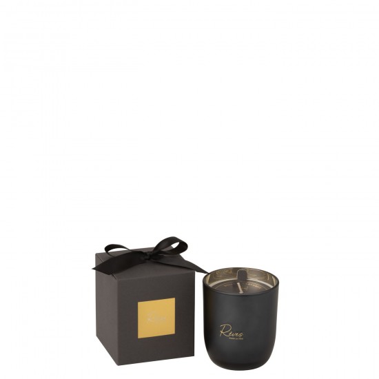 Jline Duftkerze Reves Schwarz Small 35Stunden aroma kerzen.