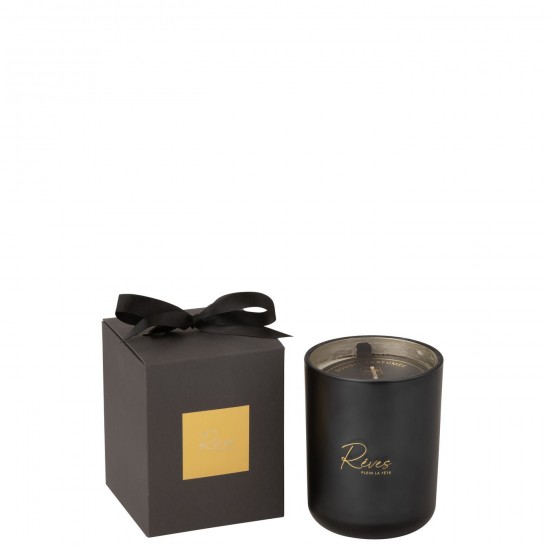 Jline Duftkerze Reves Schwarz Large 65Stunden aroma kerzen.