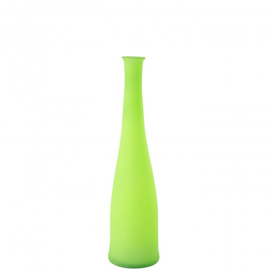 Jline Vase Bottle Glass Neon Green Small Große Vasen hohe Vasen.