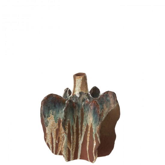 Jline Vase Naga Keramikut Rost Braun Medium vases.