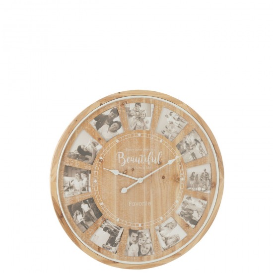 J Line Orologio Da Parete Foto Beautiful Mdf Naturale Reloj De Pared Foto Beautiful Mdf Natural.