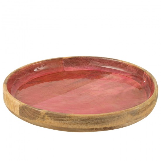 J Line 54933 wooden plates Decorations Decorazione Serveerbladen Assiette Plateaus Decoratie Tray Trays dienblad schalen plate.