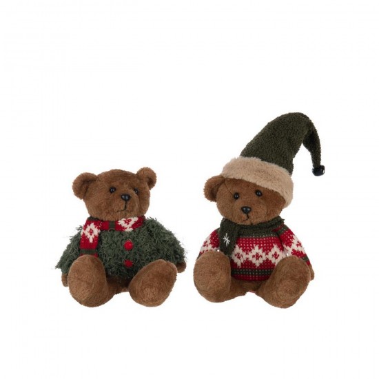 Jline Bär Winterkleidung Polyester Mehrfarbig Sortiert 2 Bären.