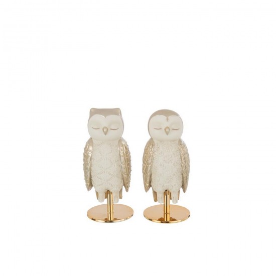 J Line 55612 Uiltje Hiboux hibou debout Online Webwinkel Boutique Web Vente en ligne Uil Uil Staand Design Online E Shop Onlin.