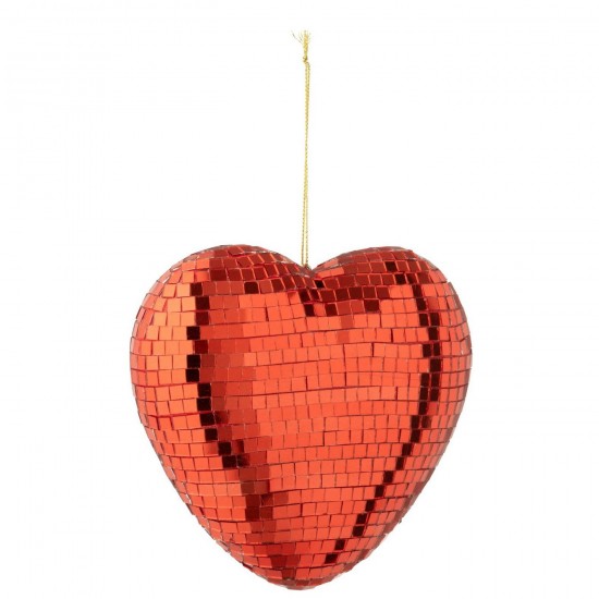 Jline Aufhänger Spiegel Herz Schaumstoff Rot hanger haenger.