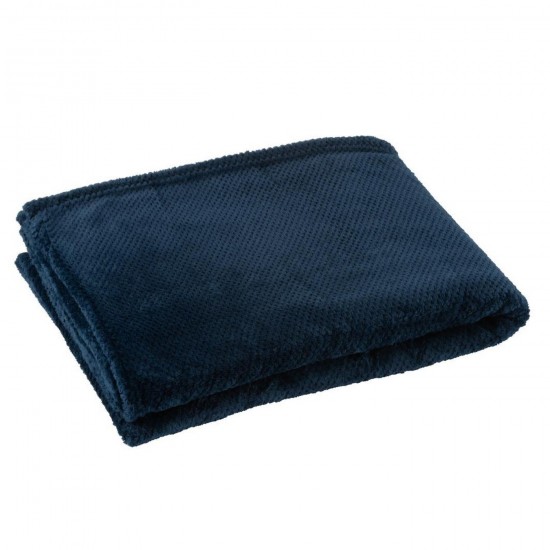 J Line Coperta Snuggle Poliestere Blu Scuro Funda Snuggle Poliéster Azul Oscuro.