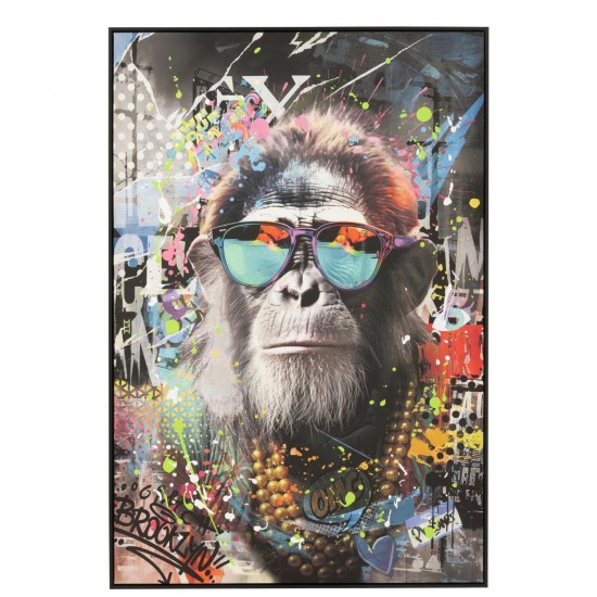 Jline Pintura Monkey Acrílico Multicolor.