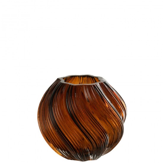 Jline Vase Carol Glas Braun Small vases.