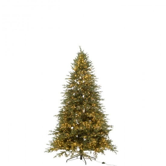 Jline Árbol De Navidad 3000 Led Plástico Verde Oscuro Large.