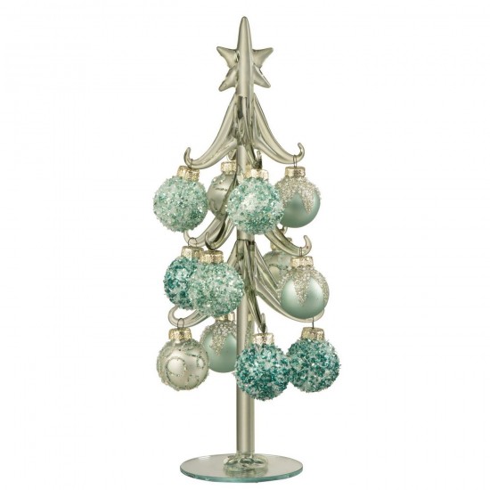 J Line 59370 arbres de noel sur pied Decorazione sapins de noel Woon Accessoires x mas trees Figurines Decoracion Accesorios D.
