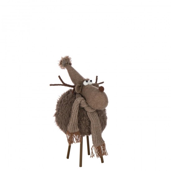J Line 59539 Figuren Figurines Rentiere Decoration reindeer standing Caribou Decoracion Rendier renne debout Dieren Decorazion.
