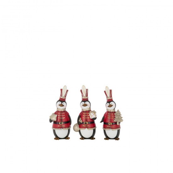 Jline Pinguin Weihnachten Polyresin Mehrfarbig Medium Sortiert 3.