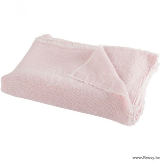 J Line Jline Throw Stonewashed Linen Pink throw