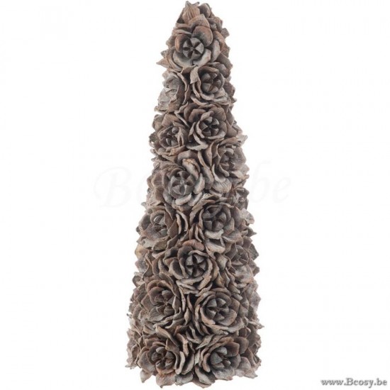 J Line Jline Kegel Zapfen Grau Glitter Medium kegeln weihnachten