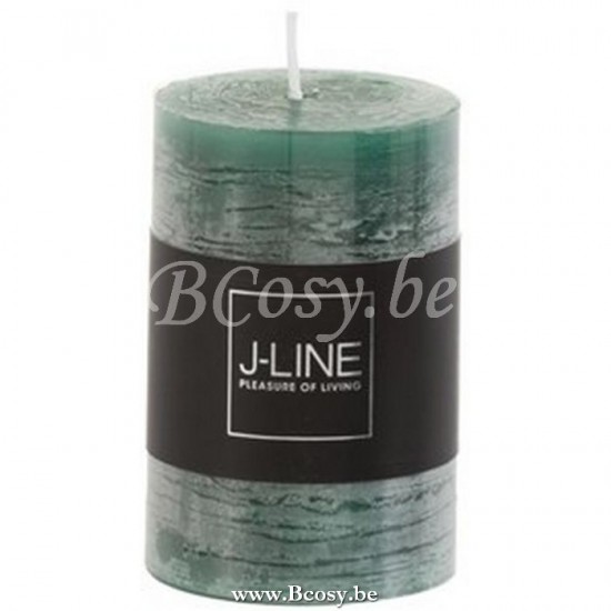 J Line Jline Kerze Zylinder Dark Grün Small18 S zylinderkerzen
