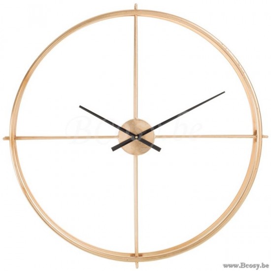 J Line Jline Clock Round Metal Gold Small wall clocks