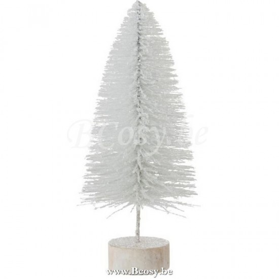 J Line Jline Weihnachtsbaum Dekorativ Glitter Weiß Large weihnachtsbaum weihnachtsbaeume