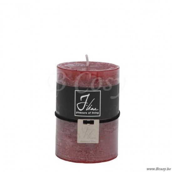 bougies cylindre Jolipa Jline Bougie Cylindre Cerise M 48H