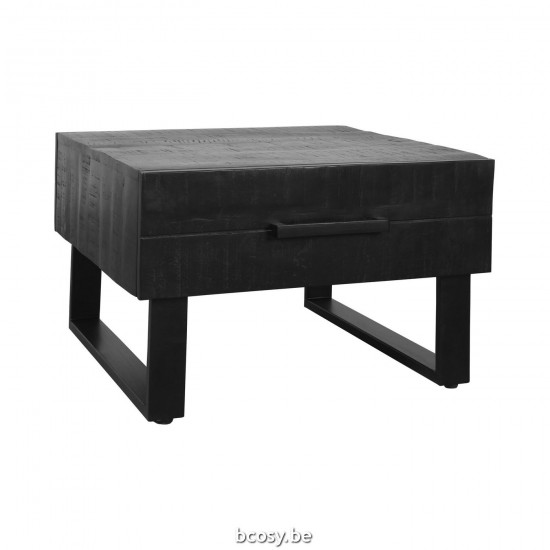 LABEL 51 Couchtische Santos Schwarz Mangoholz.