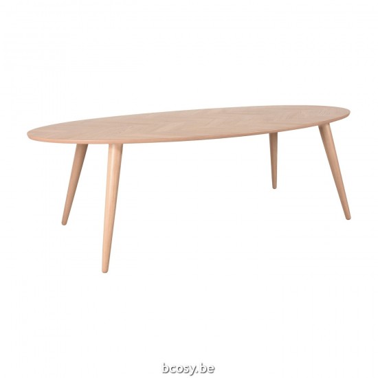 LABEL51 Eetkamertafel Ines Naturel Eiken 240 cm Ovaal.