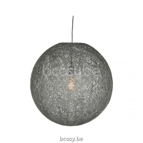 LABEL51 Hanglamp Twist - Grijs - Vlas - XL.