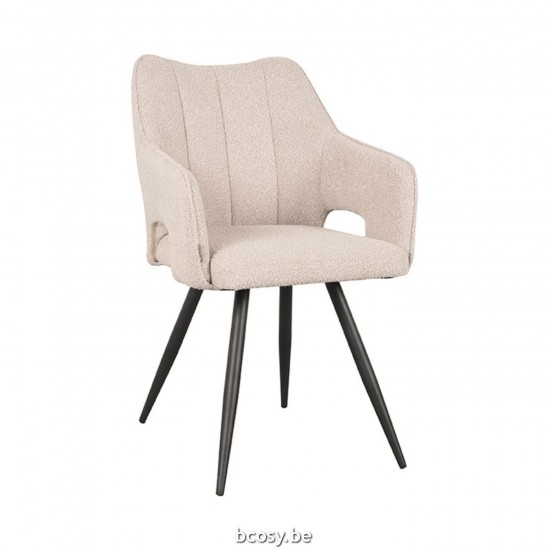 LABEL51 Dining chair Noud Natural Boucle.