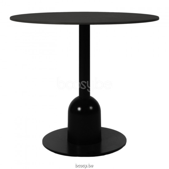 Vincent Sheppard Sphera bistrot tafels Zwart Stalen frame Round.