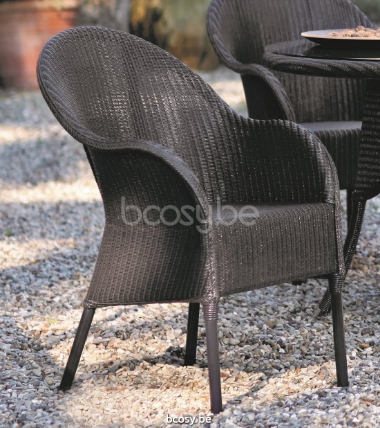 Vincent Sheppard Nice fauteuils de jardin avec accoudoirs Lloyd Loom Oyster.